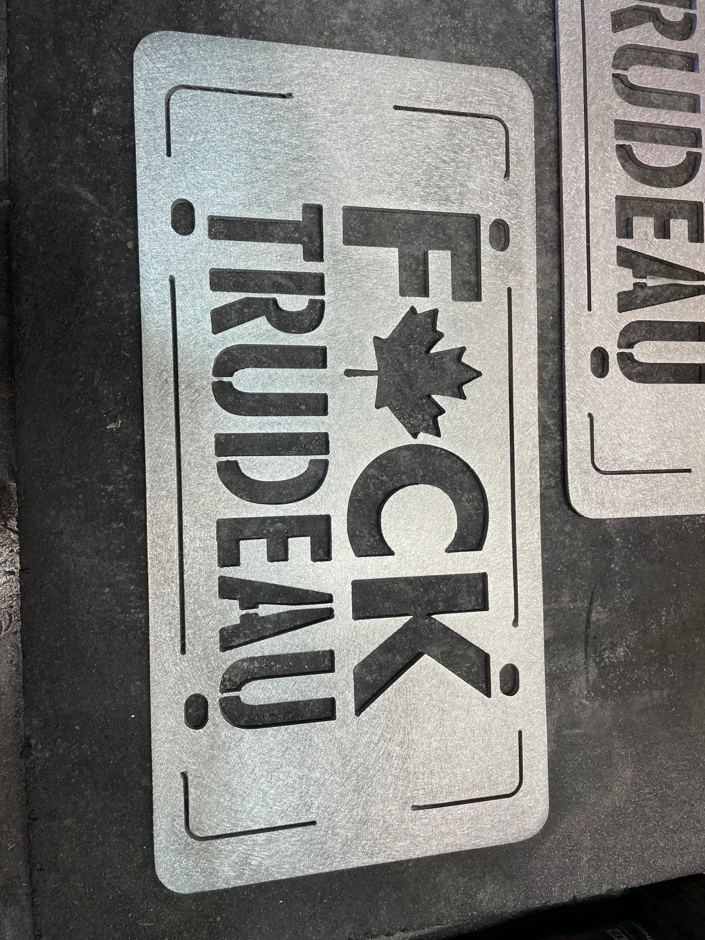 F#ck Trudeau License Plate