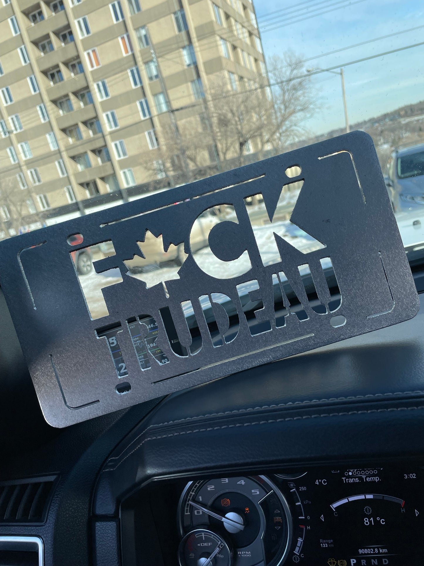 F#ck Trudeau License Plate