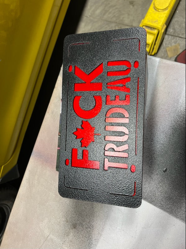 F#ck Trudeau License Plate