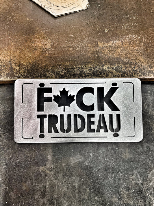 F#ck Trudeau License Plate
