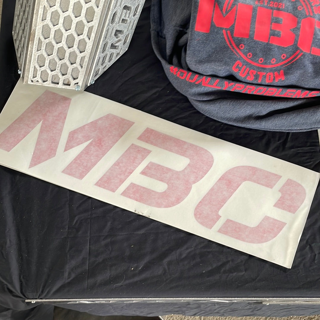 MBC Windshield Sticker